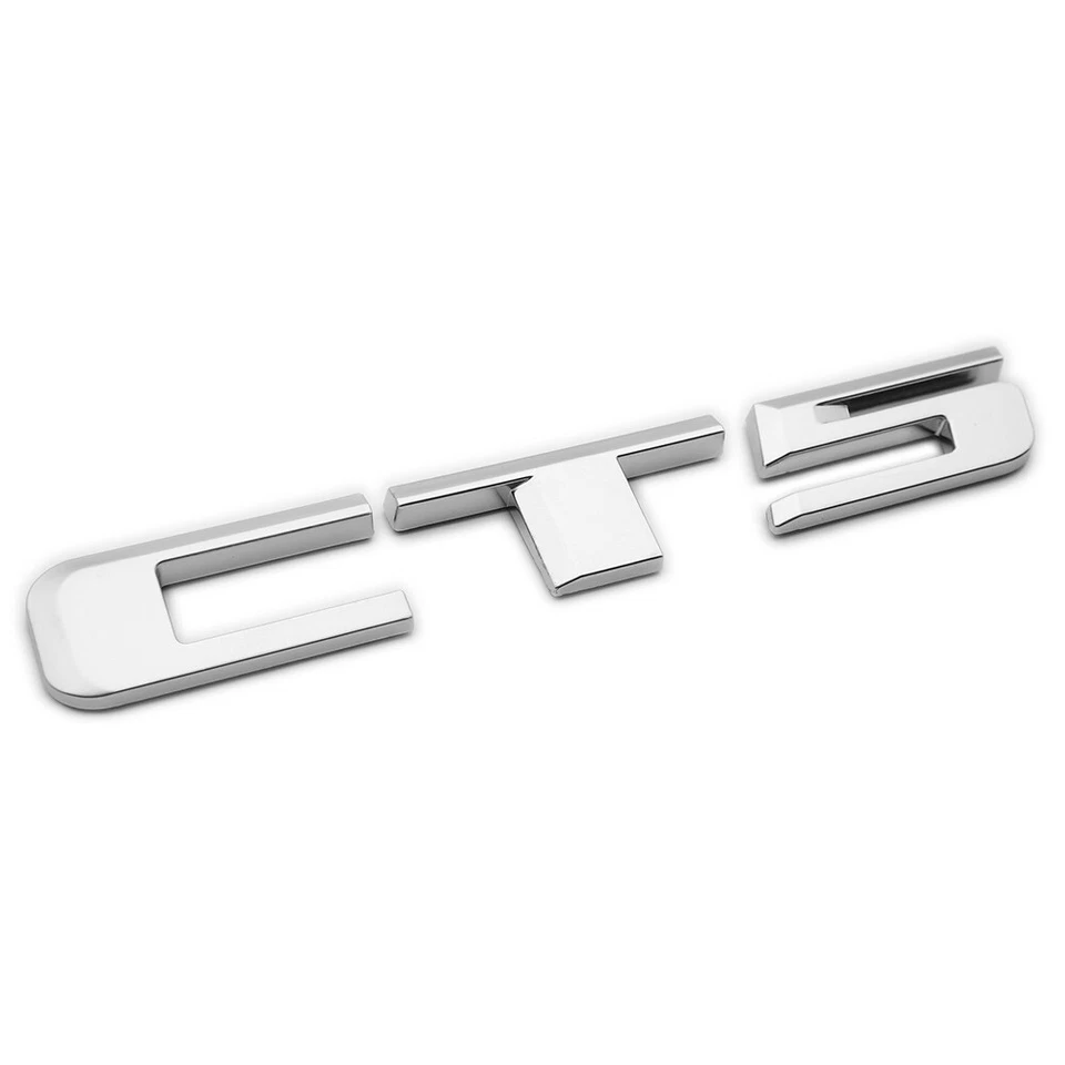 1PC CT5 Plastic Rear Trunk Decklid Letter Sport Chrome Cadillac 84552890