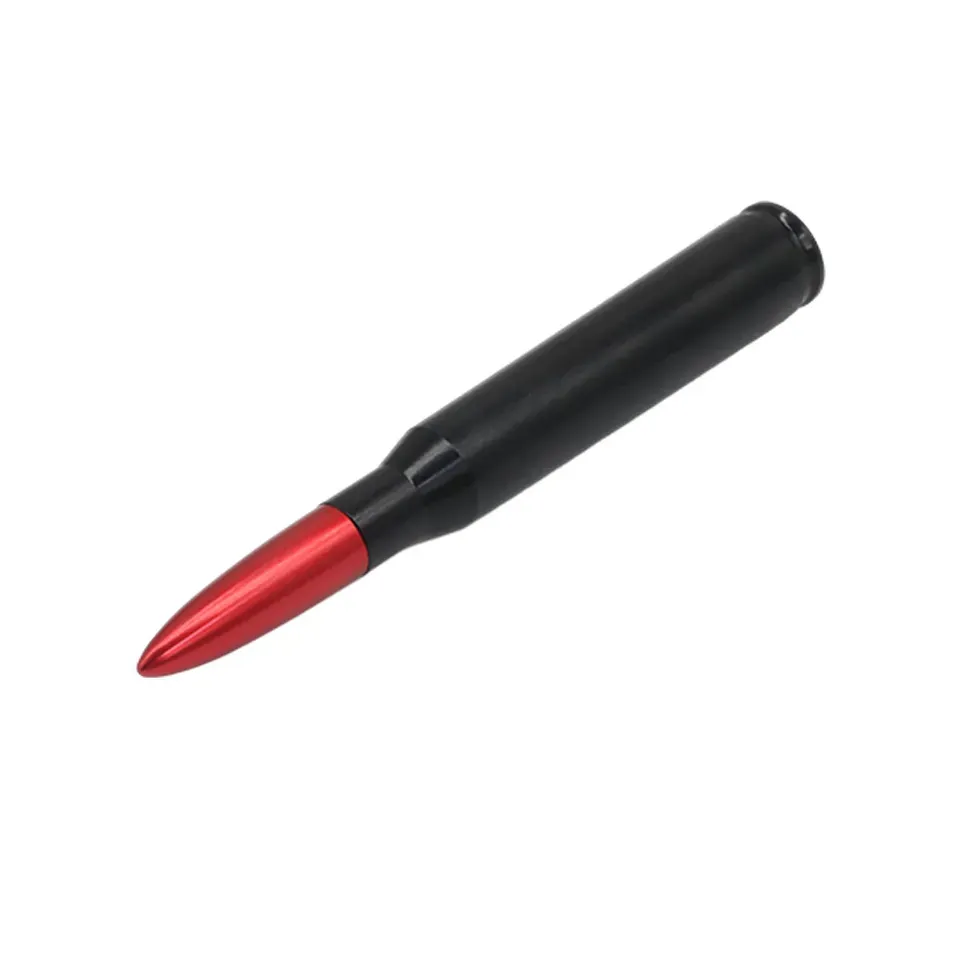 5.5" Red BULLET ANTENNA 50 CAL FOR DODGE RAM 1500 2500 3500 FORD F150 F250 US