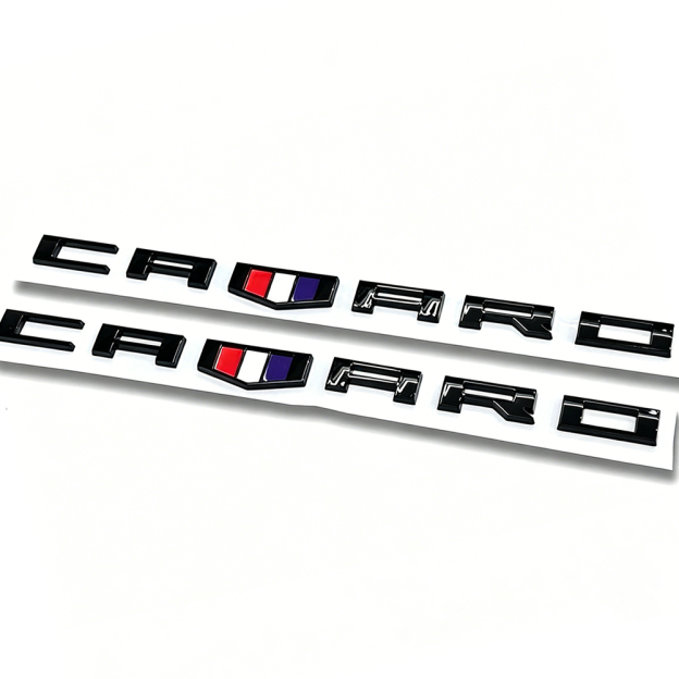 2PcS 2016-2019 Camaro ABS Plastics Letter Gloss Black Chevrolet 84336885 