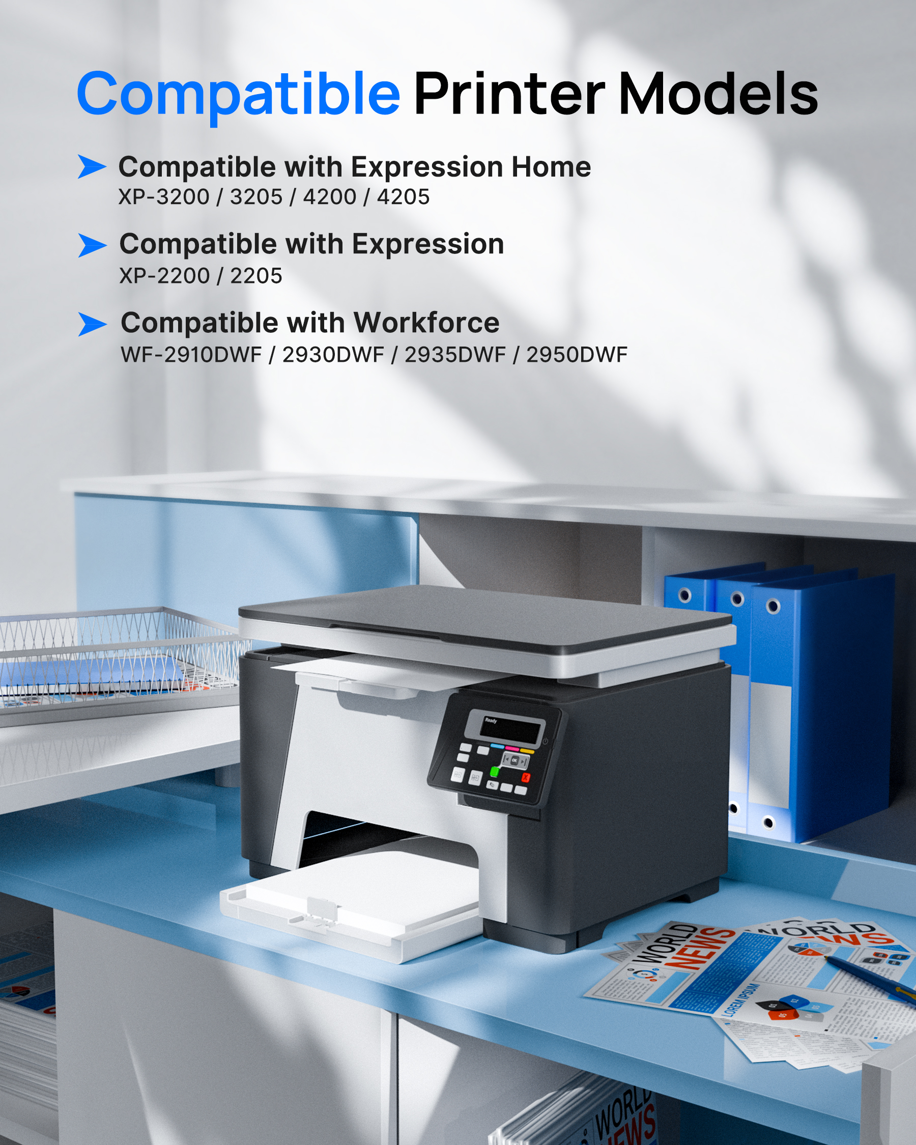 GPC Image Compatibles pour 604XL Cartouche d'encre Compatibles pour Epson 604 XL 604XL pour Cartouche Epson XP-2200 XP-2205 XP-3200 XP-3205 XP-4200 XP-4205 WF-2910 WF-2930 WF-2950 (10-Pack)