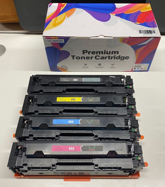 055 Toner Cartridge Set MF743Cdw MF741Cdw | Replacement for Canon 055 Toner Cartridge Set Compatible with Color ImageCLASS MF743Cdw,Color ImageCLASS MF741Cdw MF745Cdw MF746Cdw LBP664Cdw Printer|4 Pack