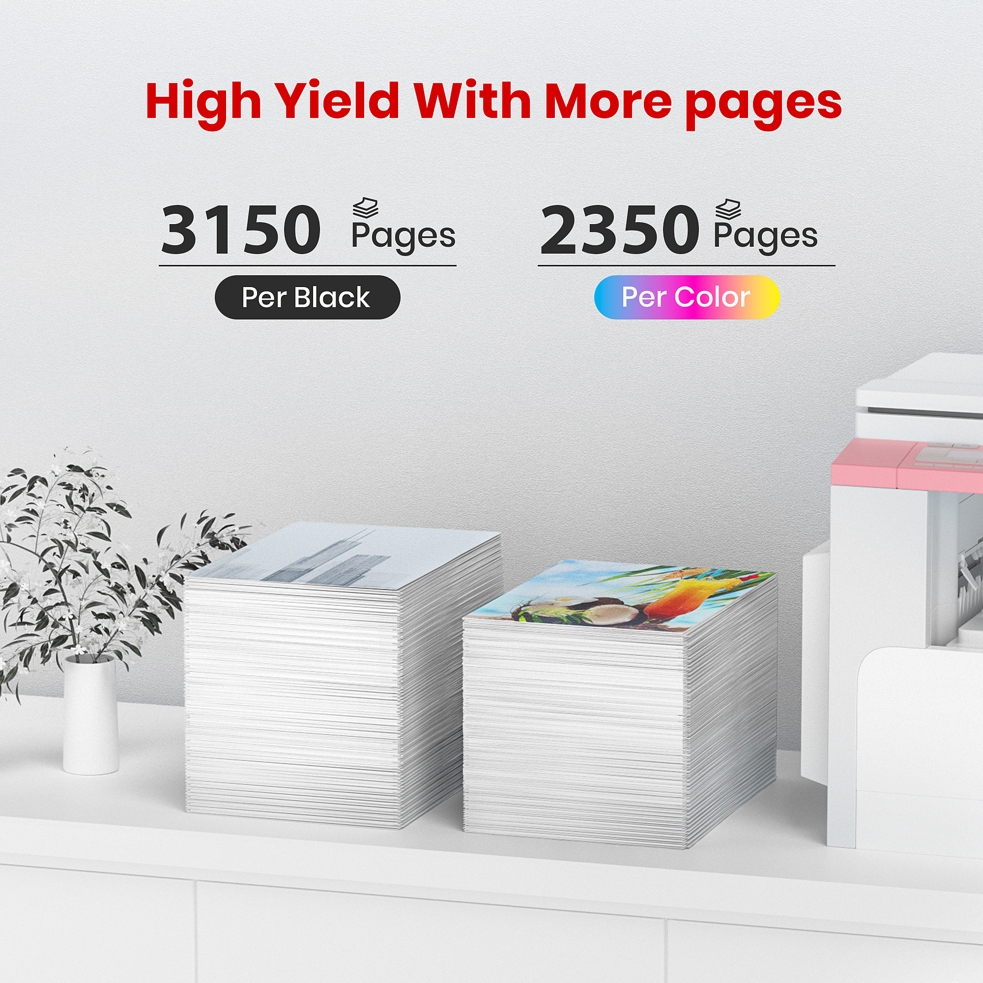 067H Toner Compatible for Canon 067 Toner Cartridge Set - 067 Toner Work for Canon Mf656Cdw Toner Cartridge Mf654Cdw Lbp632Cdw Mf650C Mf653Cdw Printer | High Yield for Canon Cartridge 067 067H 4 Pack