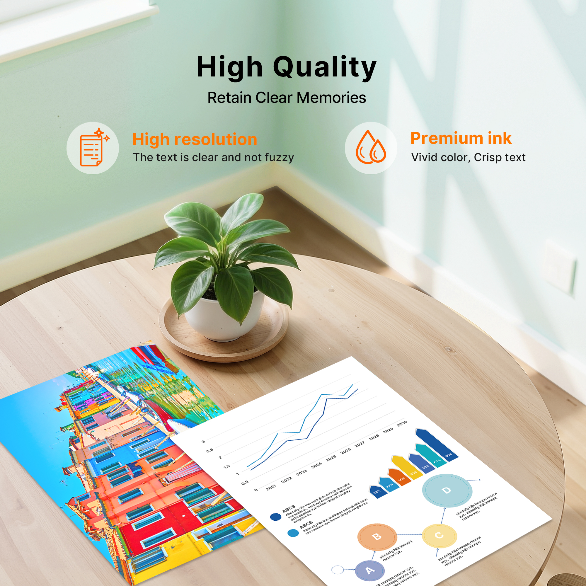 61XL Ink Cartridges Black and Color 3-Pack Replacement for HP 61XL Ink Cartridge Combo Pack (2 Black, 1 Color) Work with HP Envy 4500 5530 4502 4501 5535 OfficeJet 4630 4635 DeskJet 2540 1000 1010