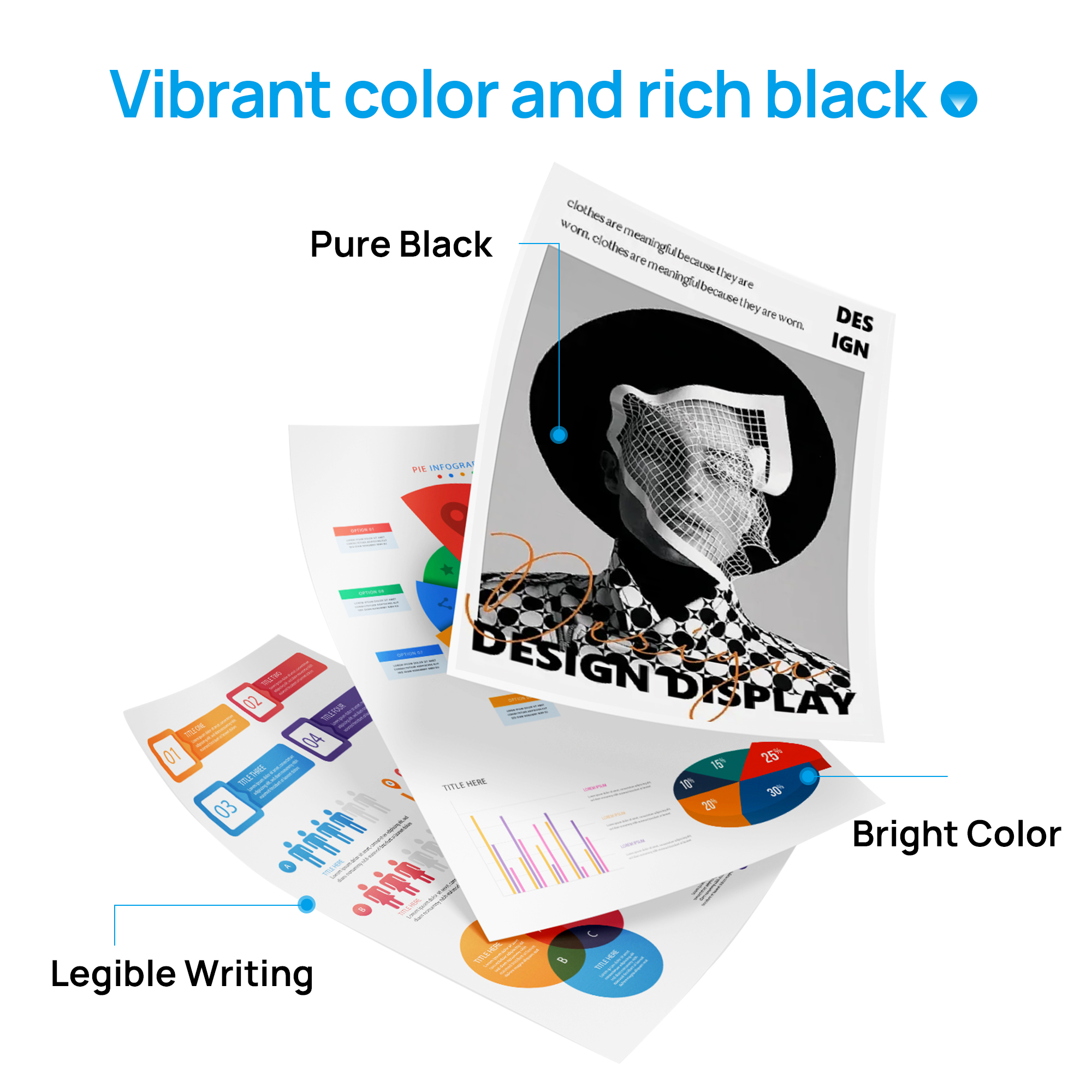 62XL Ink Cartridges Black and Color Compatible for HP Ink 62 XL 62XL Work for Envy 5540 5643 5542 5544 5545 5640 5642 5660 5665 7640 7645 8000 Officejet 5740 5741 5742 5743 5744 5745 Printer (2 Pack)