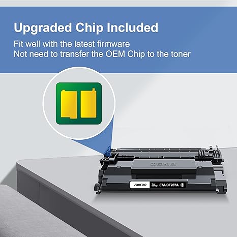 CF287A 87A Toner Cartridge High Yield Compatible Replacement for HP 87A CF287A 87X CF287X for HP LaserJet Enterprise M506 M506dn M506n M506x M501n M501dn M527f M527dn M527z Printer (Black, 2-Pack)