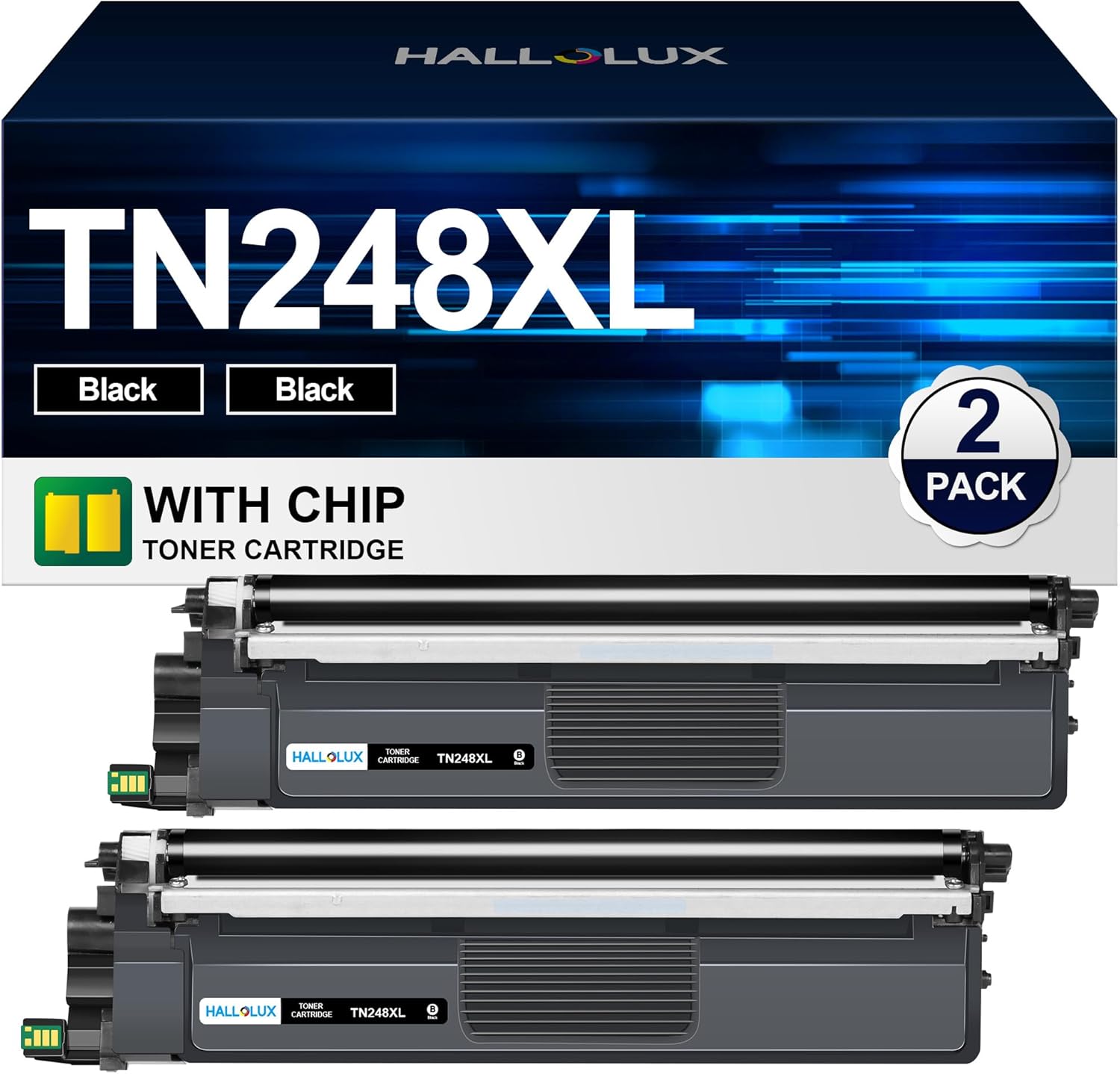 TN248XL NERO TN-248XL TN-248BK TN248XL Toner 248 Compatibile con Brother TN248 Toner TN248 TN-248 per Brother MFC-L3760CDW DCP-L3560CDW MFC-L3740CDW HL-L3240CDW MFC-L8390CDW (2 nero)