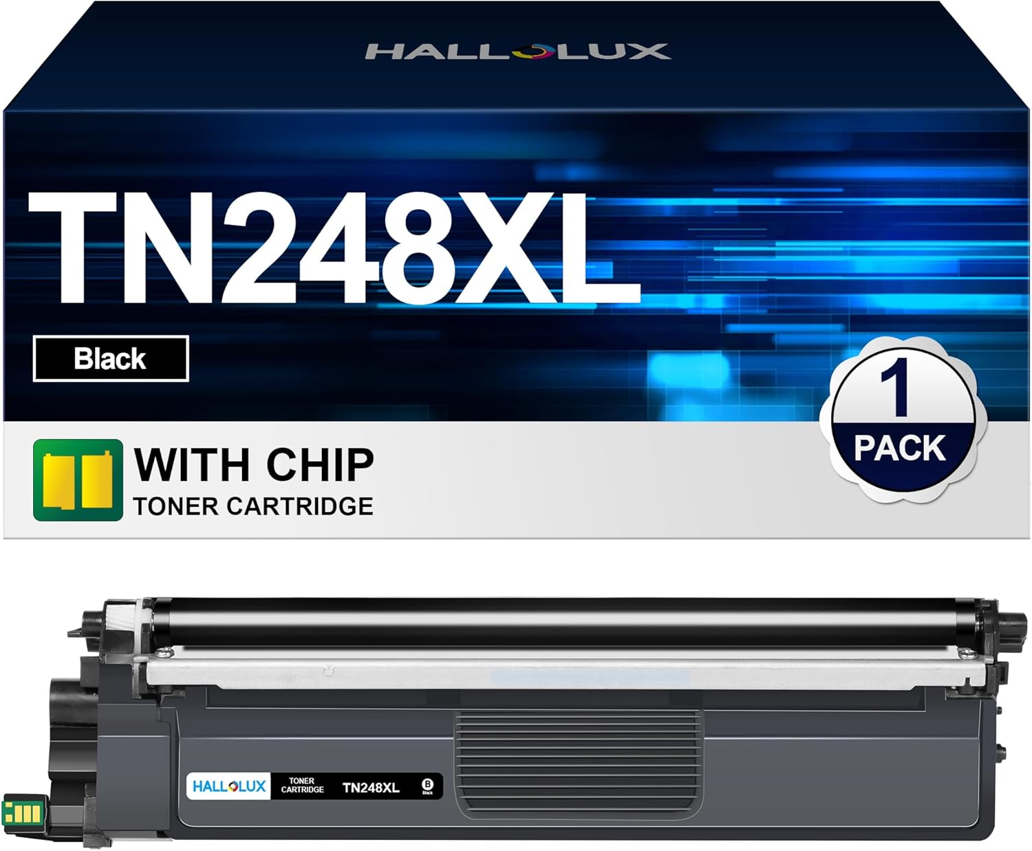 TN248XL Schwarz TN-248BK TN248XL TN 248 Toner TN-248XL Kompatibel für Brother TN248 TN-248 für Brother MFC-L3760CDW Toner MFC-L3740CDW DCP-L3560CDW MFC-L3740CDWE HL-L3240CDW MFC-L8390CDW (1 Schwarz)