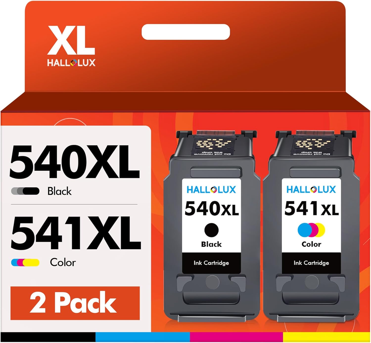 540 541 XL Cartuchos de Tinta, Compatible para Canon 540 541 PG-540 XL CL-541 XL Canon Pixma TS5150 Patronen MG3650 MG3600 MX475 MX535 MG3500
