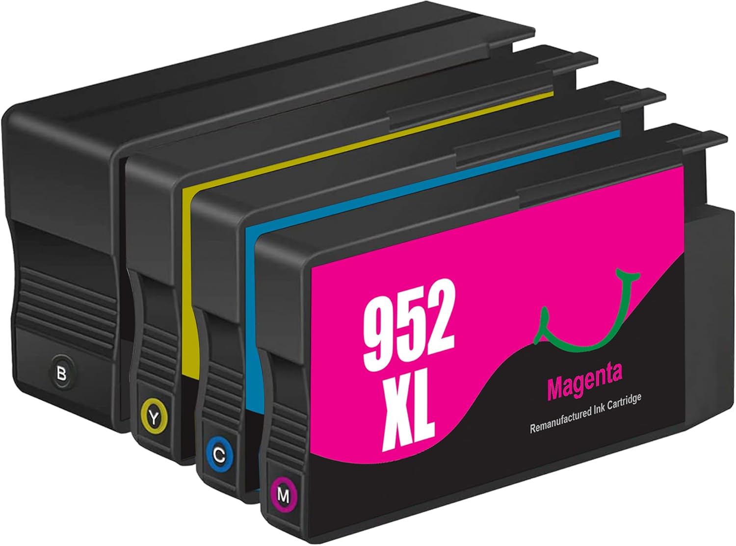 AXESET 962XL Ink Cartridges Combo Pack Compatible for HP 962 XL HP962XL 962XL HP962 Black and Color for HP Officejet Pro 9010 9020 Series, 9015 9016 9018 9020 9025 All-in-One Printers (4 Pack) 