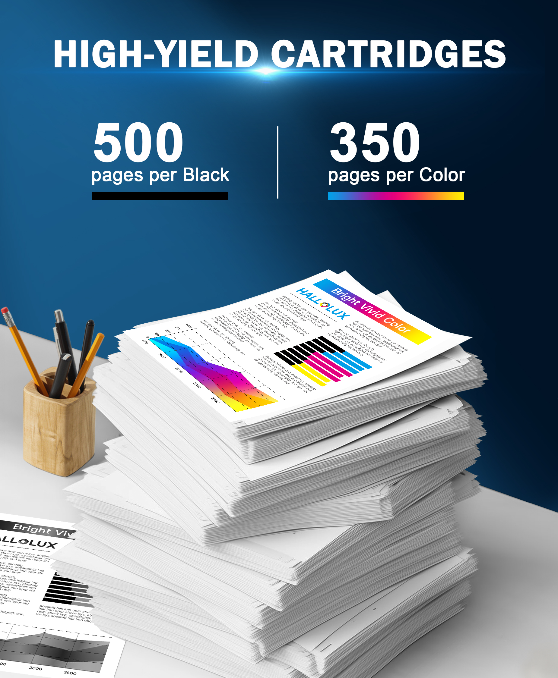 HALLOLUX Compatible pour 604 XL Cartouches d'encre Compatible pour 604XL pour Epson XP-2200 XP-2205 XP-4200 XP-4205 XP-3200 XP-3205 Workforce WF-2930 WF-2910 WF-2950 (10 Pack)