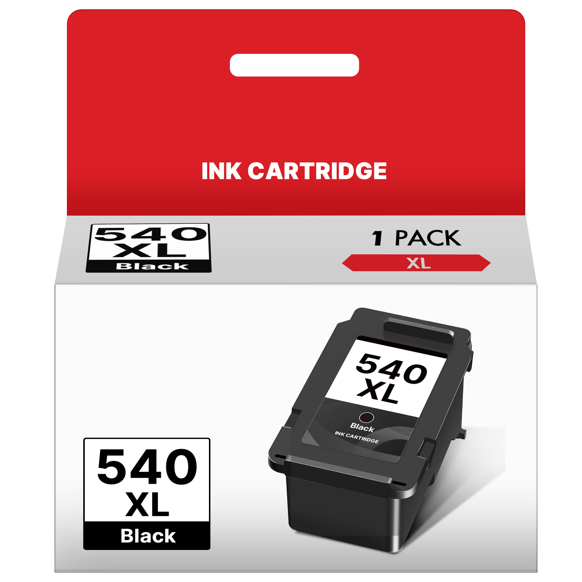 PG-540XL 540XL Cartouche d'encre Noir Remplacement pour Canon Cartouche 540 XL pour Canon Pixma MG3650 MG4250 MG3500 MG3600 MG3100 MG3150 MG3200 MG3250 MG3550 (Noir, 1-Pack)