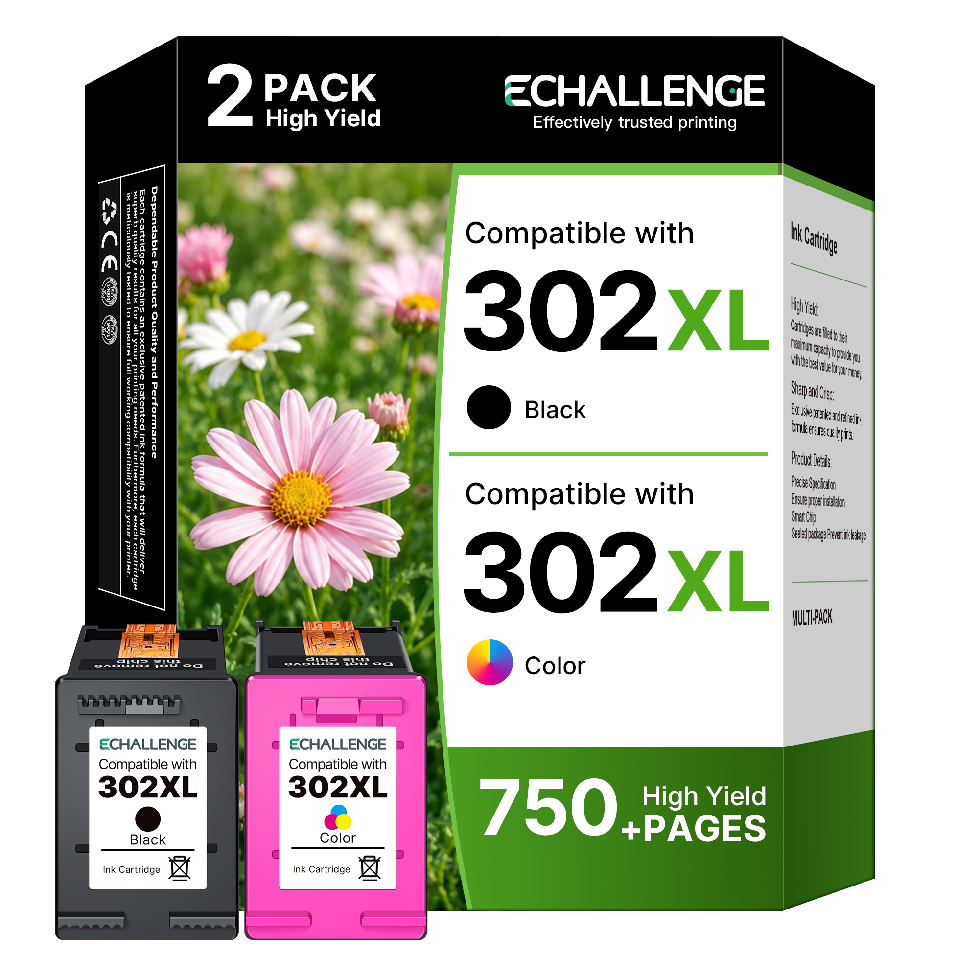 ECHALLENGE 302 XL 302xl für HP 302 druckerpatronen Multipack 302XL patrone