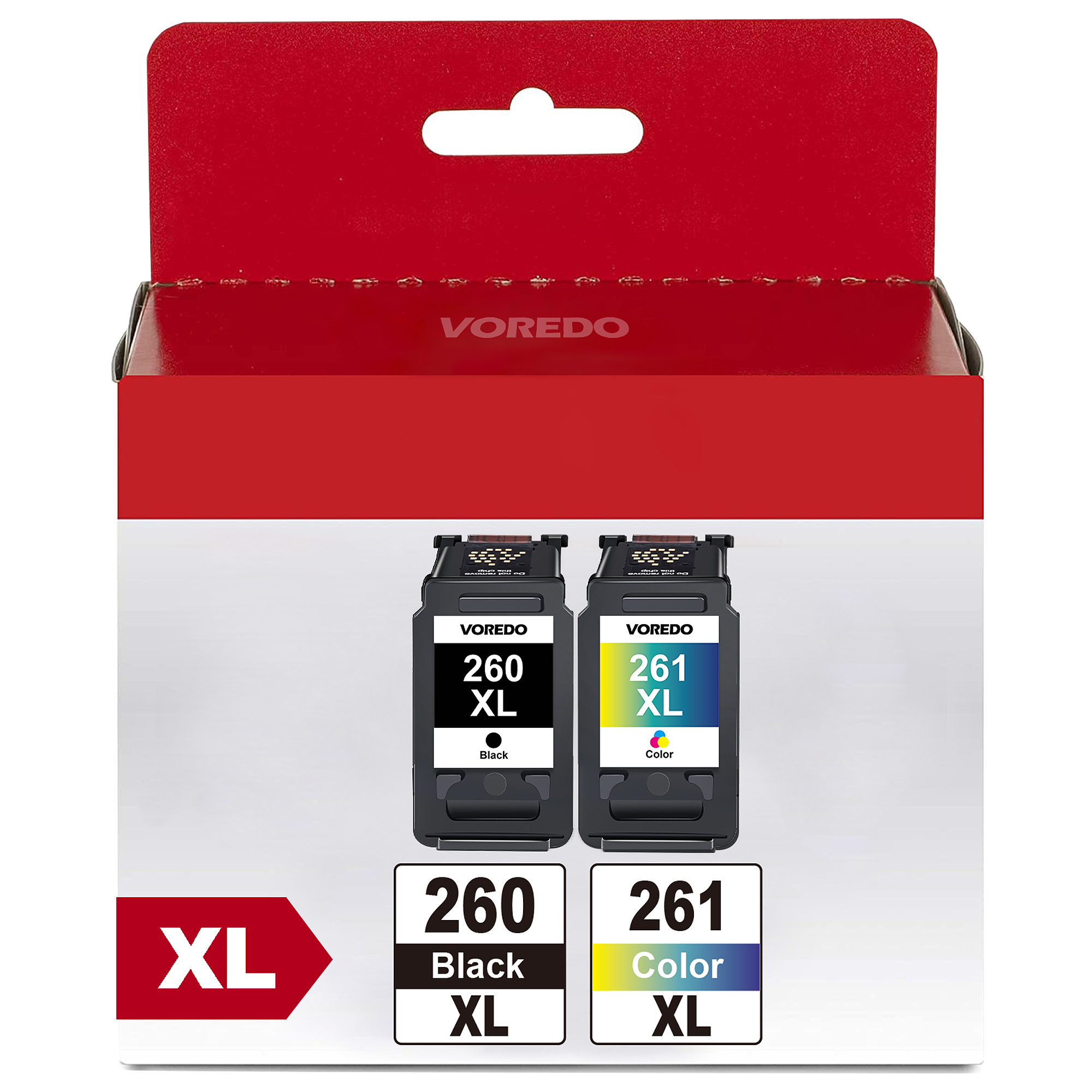 PG-260 XL/CL-261 XL Ink Cartridges Relpacement for Canon 260 and 261 Ink Cartridges High Yield 260 261 XL ink cartridges for Canon Printers TR7020 TS6420 TS5320 TR7022 TR7020a TR6420a TR7022a (2 Pack)