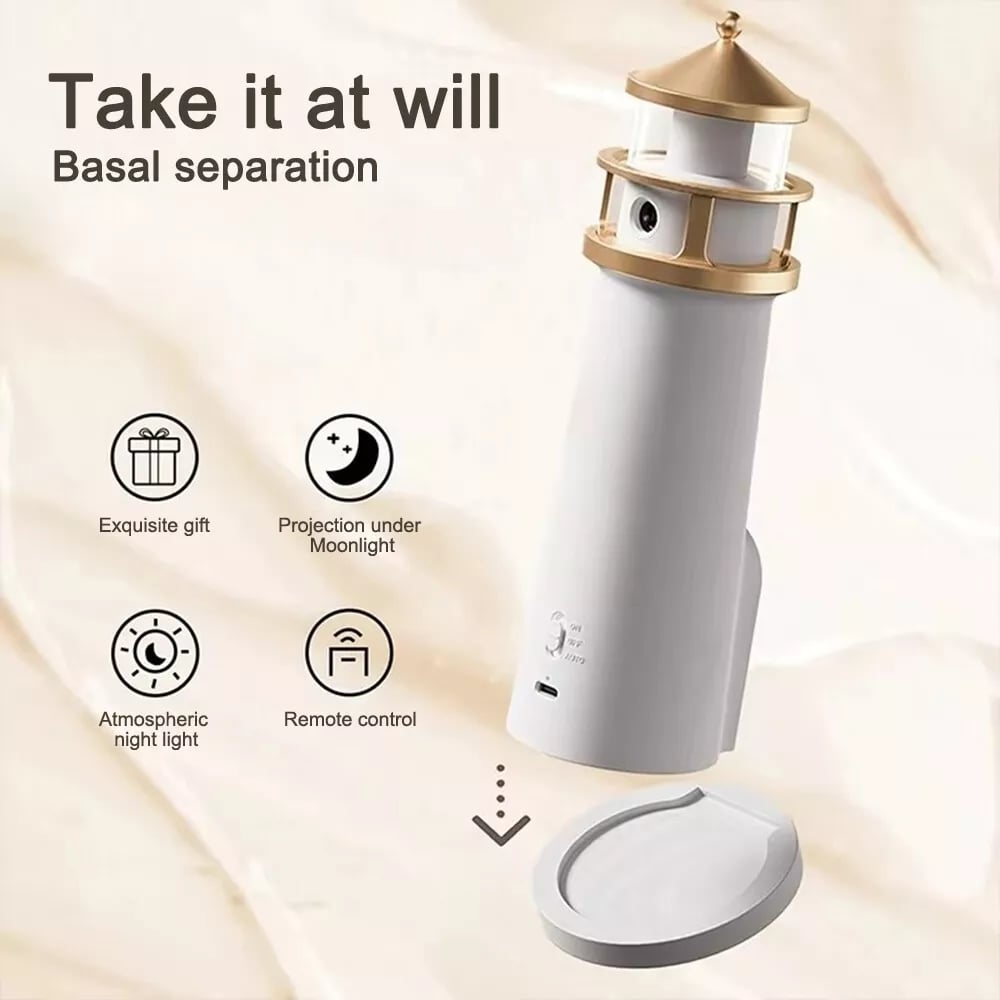 🎁2025 New Year Promotion 50% OFF!🔥  💥LightHouse Night Light Rechargeable LED Night Light Remote💡