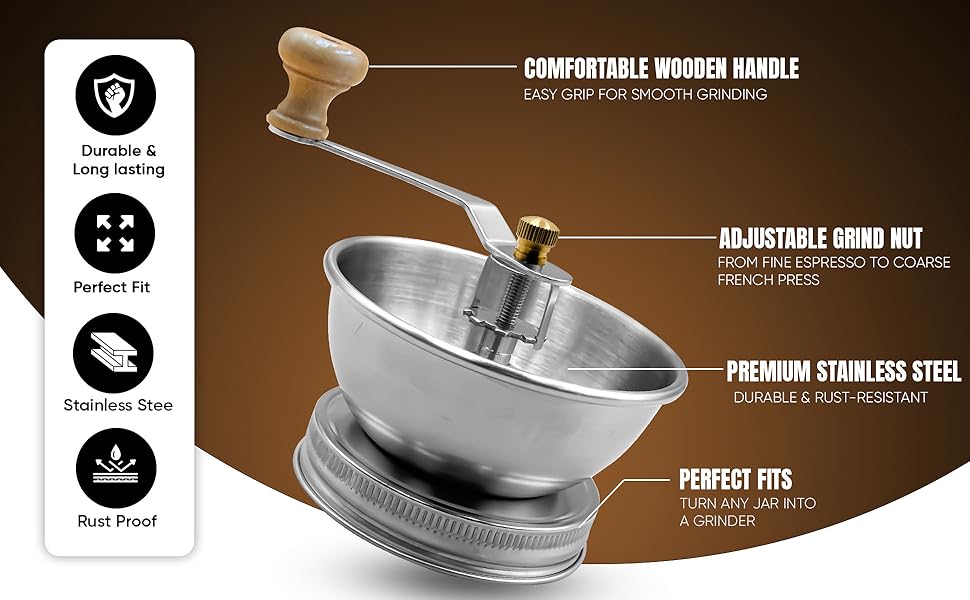 Stainless Steel Grinder-Stop Twisting. Start Cranking. ⚙️🌿