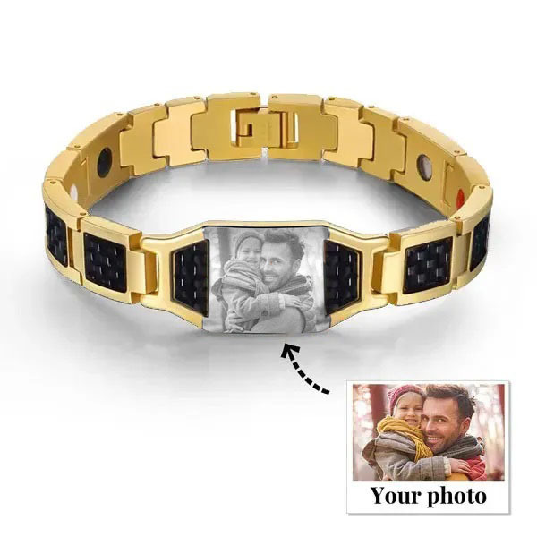 Father's Day🎁 Personalized Men Bracelet wtih Name Custom Stainless Steel Bracelet For Him