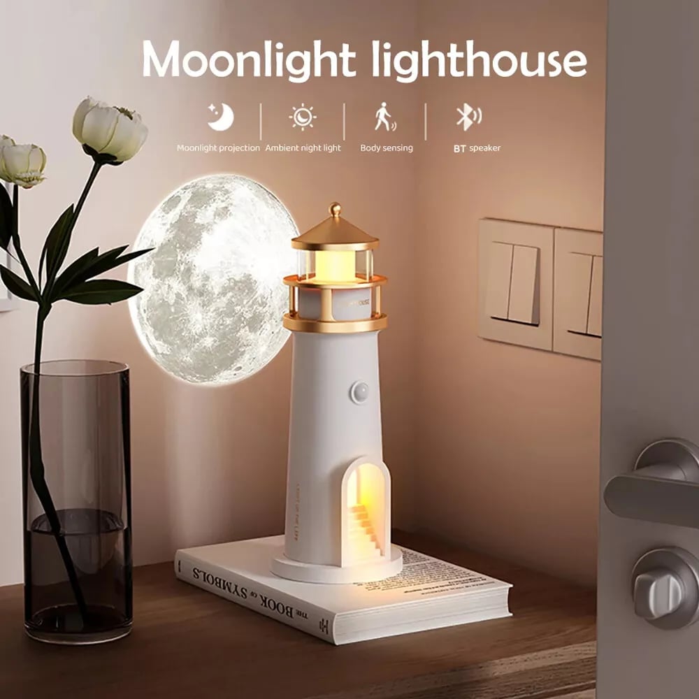 🎁2025 New Year Promotion 50% OFF!🔥  💥LightHouse Night Light Rechargeable LED Night Light Remote💡