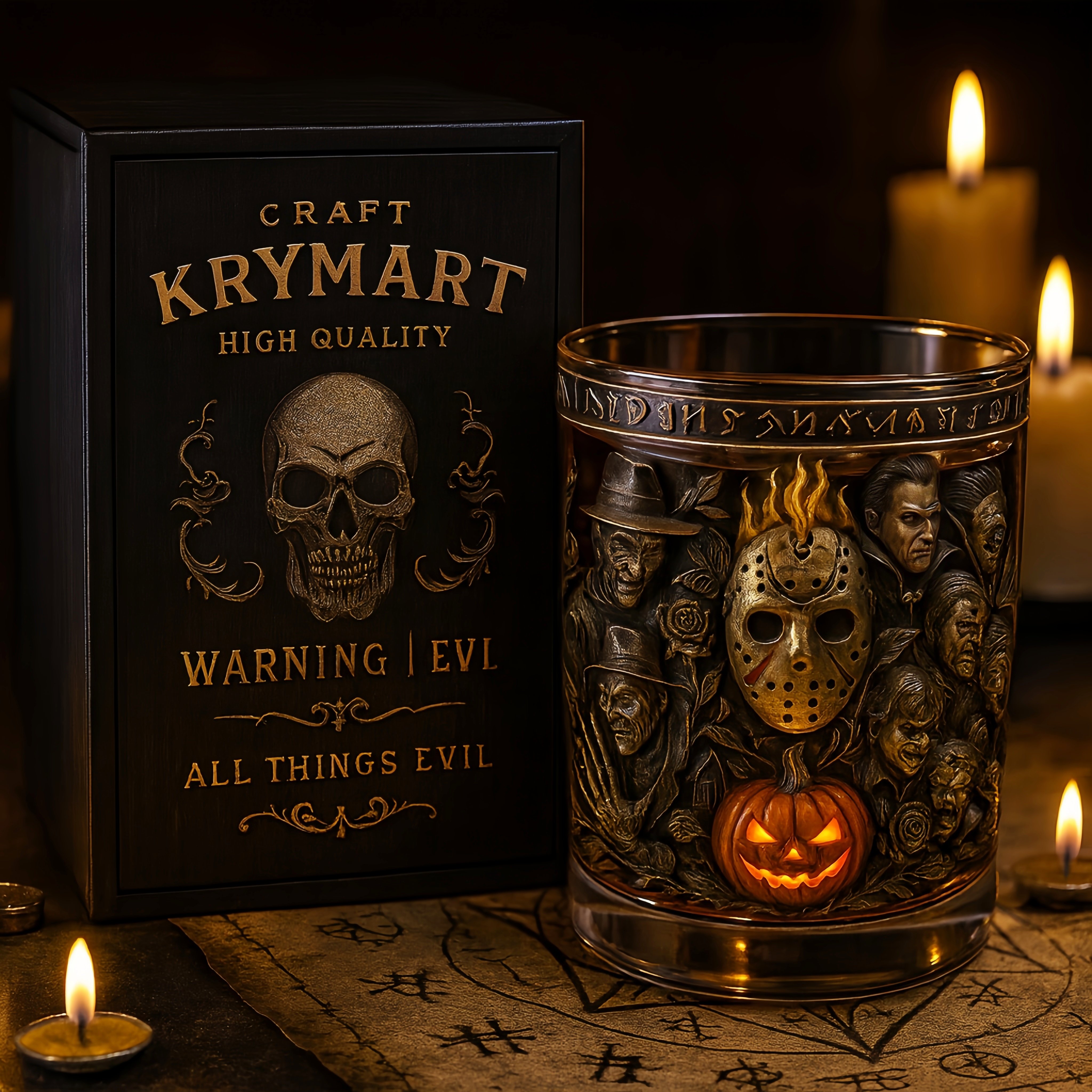  🔥LAST DAY 50% OFF🔥Halloween Horror Legends Glass