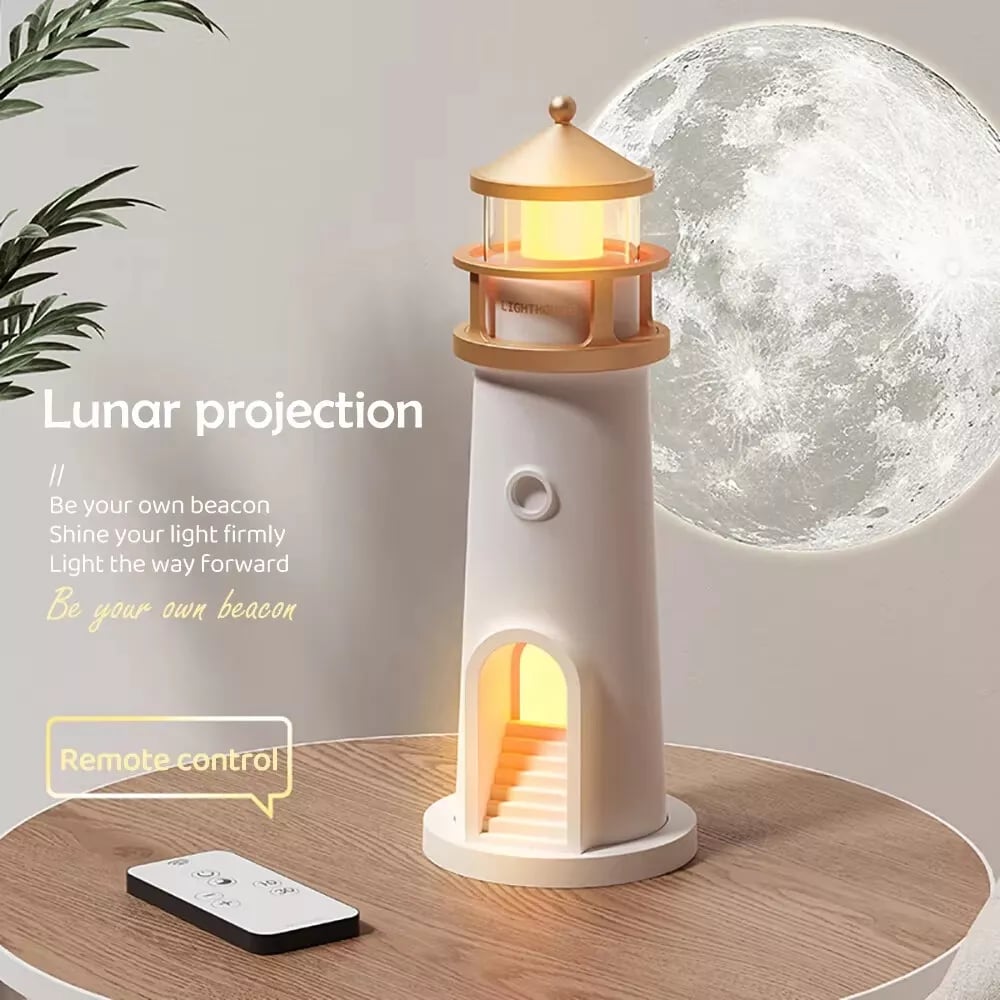 🎁2025 New Year Promotion 50% OFF!🔥  💥LightHouse Night Light Rechargeable LED Night Light Remote💡