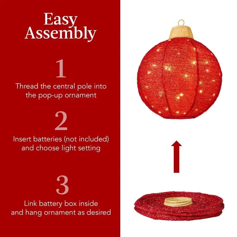 🎄Today Only 49% Off - Hanging Pop-Up Outdoor Christmas Ornaments