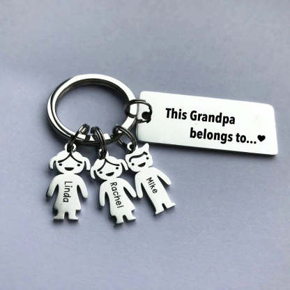 Father's Day🎁 Personalized Family Name Keychain