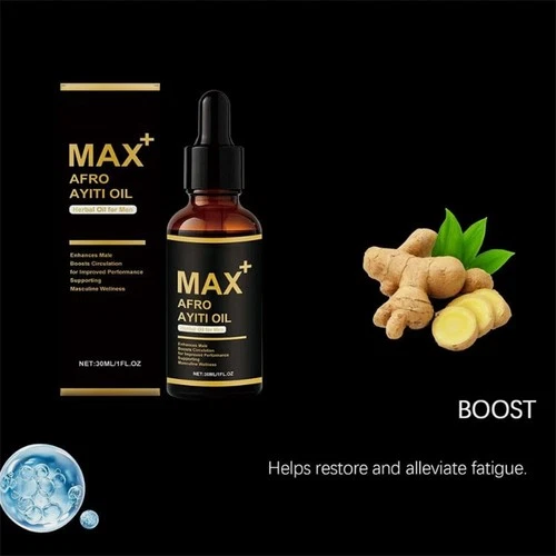 4pc Max+ Afro Ayiti Oil Herbal Oil for Man Enhances Male Boosts Circulation US - Picture 6 of 20