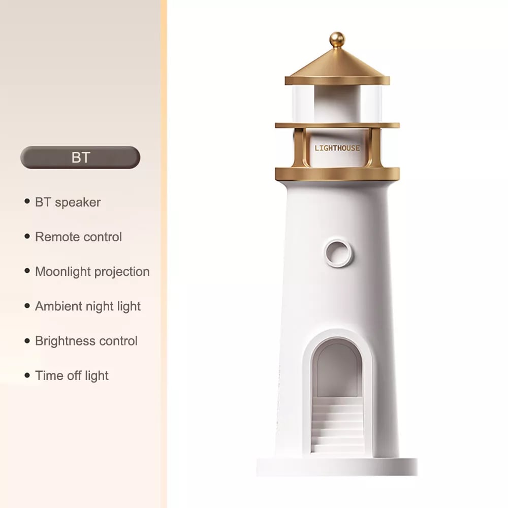 🎁2025 New Year Promotion 50% OFF!🔥  💥LightHouse Night Light Rechargeable LED Night Light Remote💡