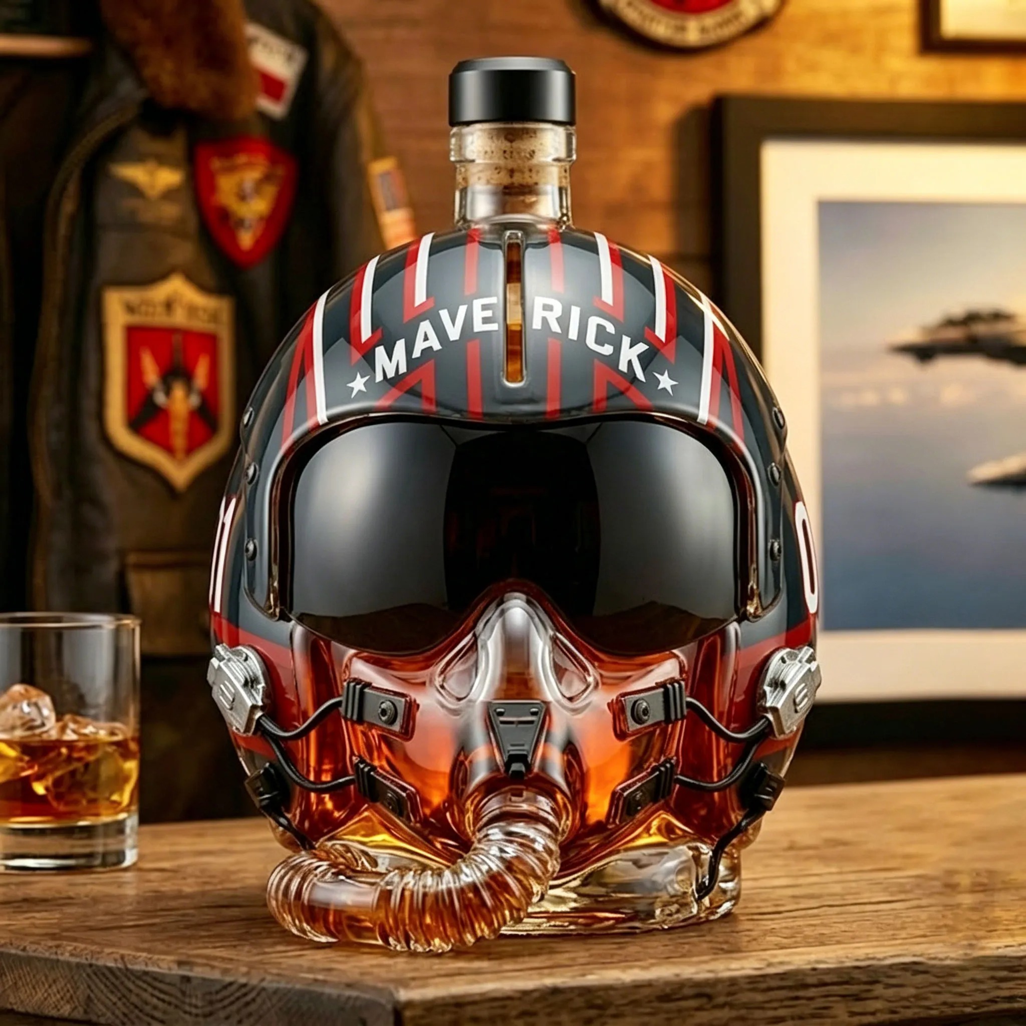 Top Gun 40th Anniversary Executive Flight Helmet Decanter