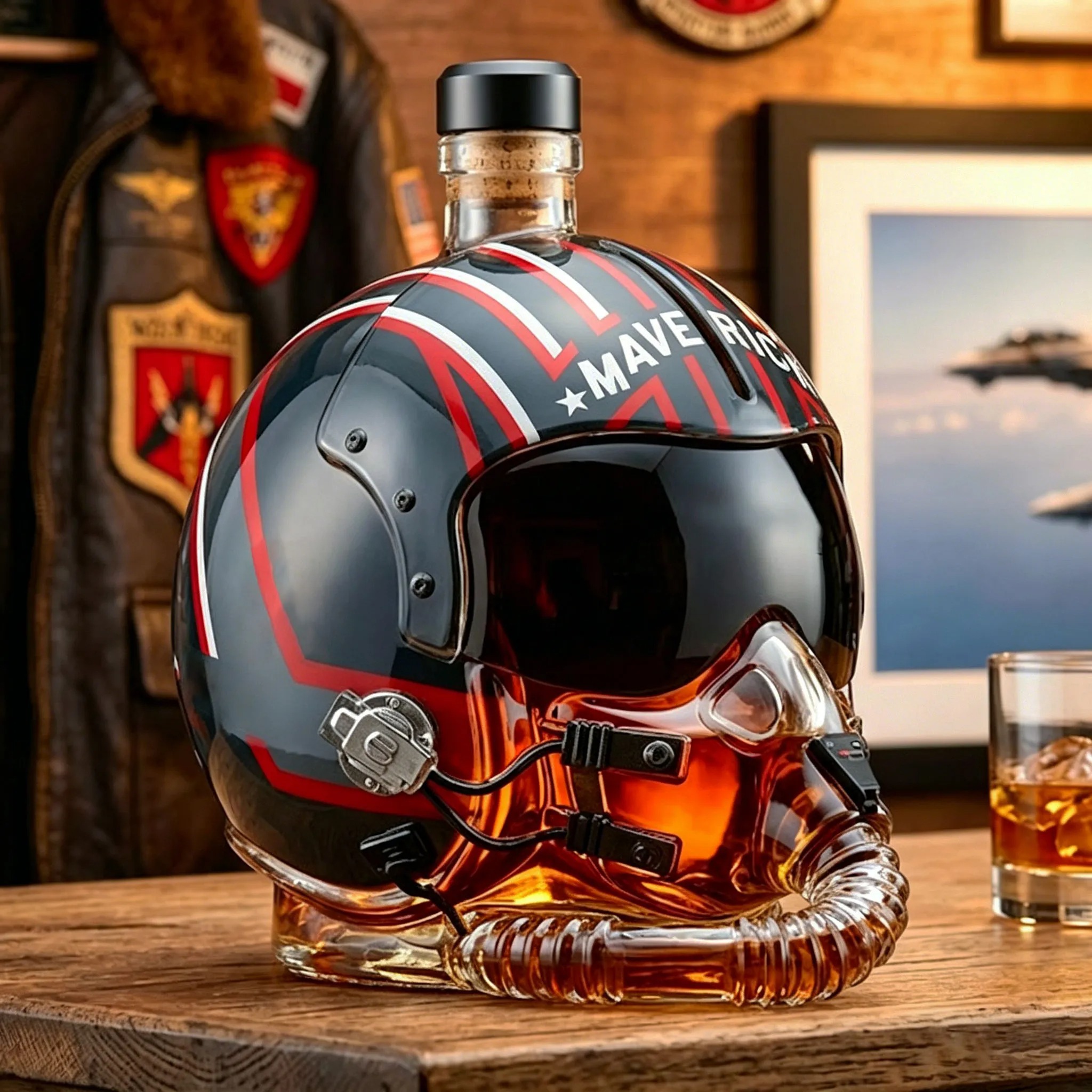 Top Gun 40th Anniversary Executive Flight Helmet Decanter