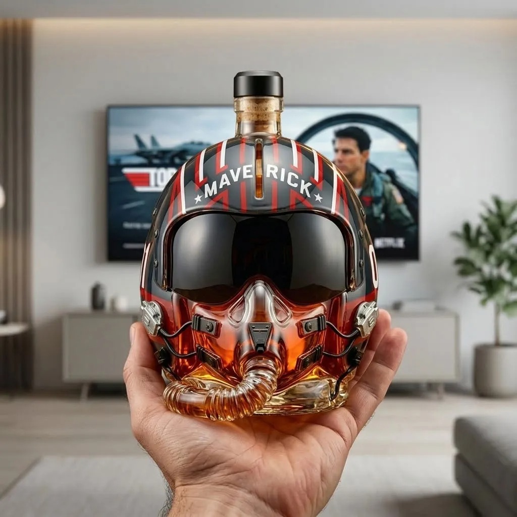 Top Gun 40th Anniversary Executive Flight Helmet Decanter