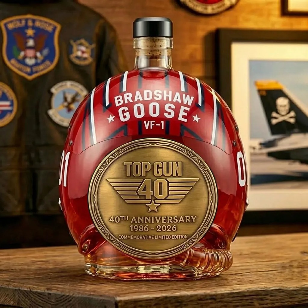 Top Gun 40th Anniversary Executive Flight Helmet Decanter