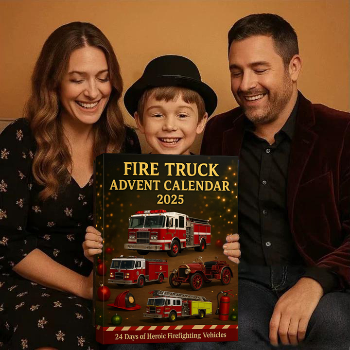 🔥Hot Sale🔥-🚒FIRE TRUCK ADVENT CALENDAR 2025🎁🌲