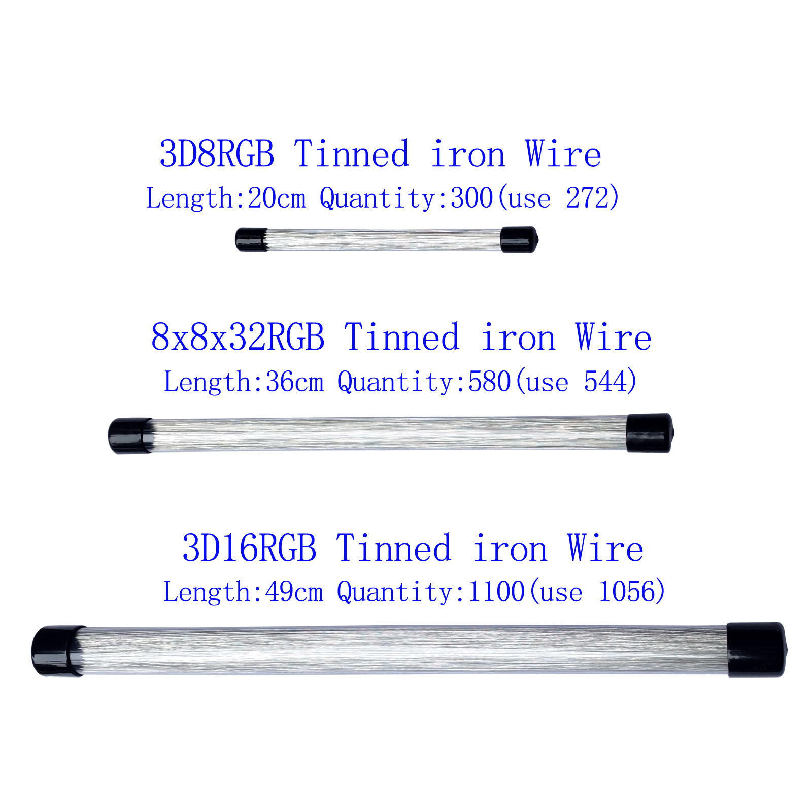 0.5mm diameter tinned iron wire