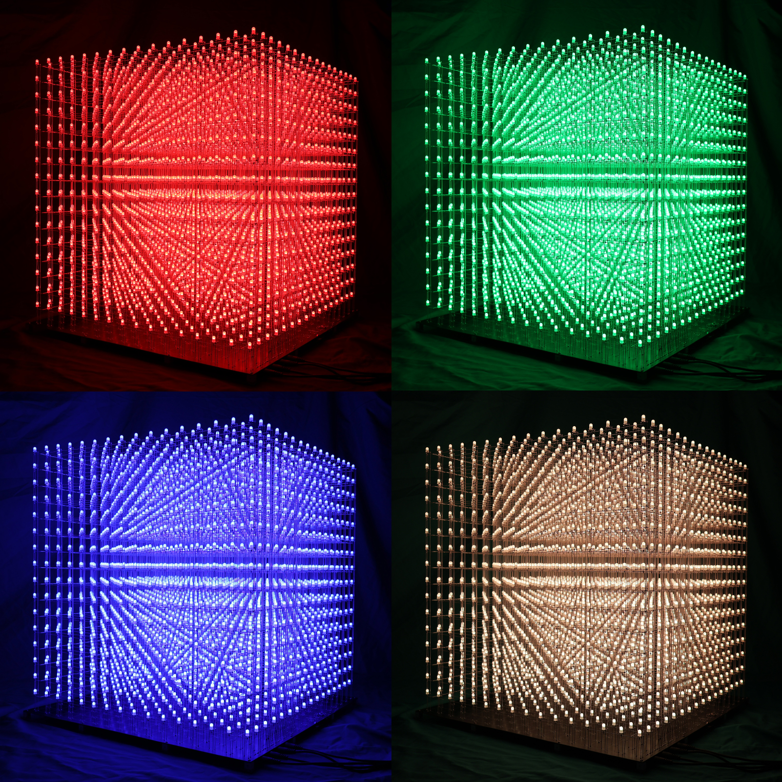 iCubeSmart 3D16RGB Led Cube Kit Full Color 16x16x16RGB Cube DIY Electronic Kits