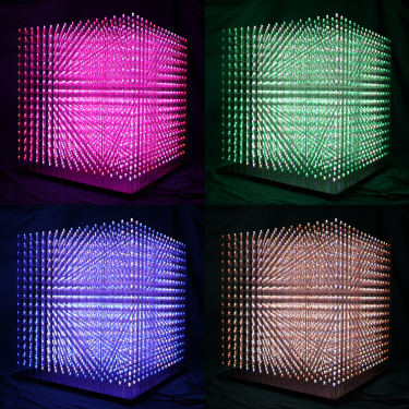 iCubeSmart 3D8RGB Led Cube Kit Full Color 8x8x8 Cube DIY Electronic Ki