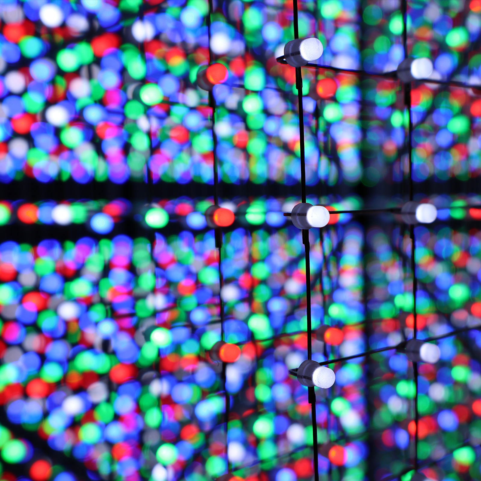 iCubeSmart 3D16S Led Cube Kit, Red Green Blue White LED Combinations 16x16x16 Cube DIY Electronic Kits