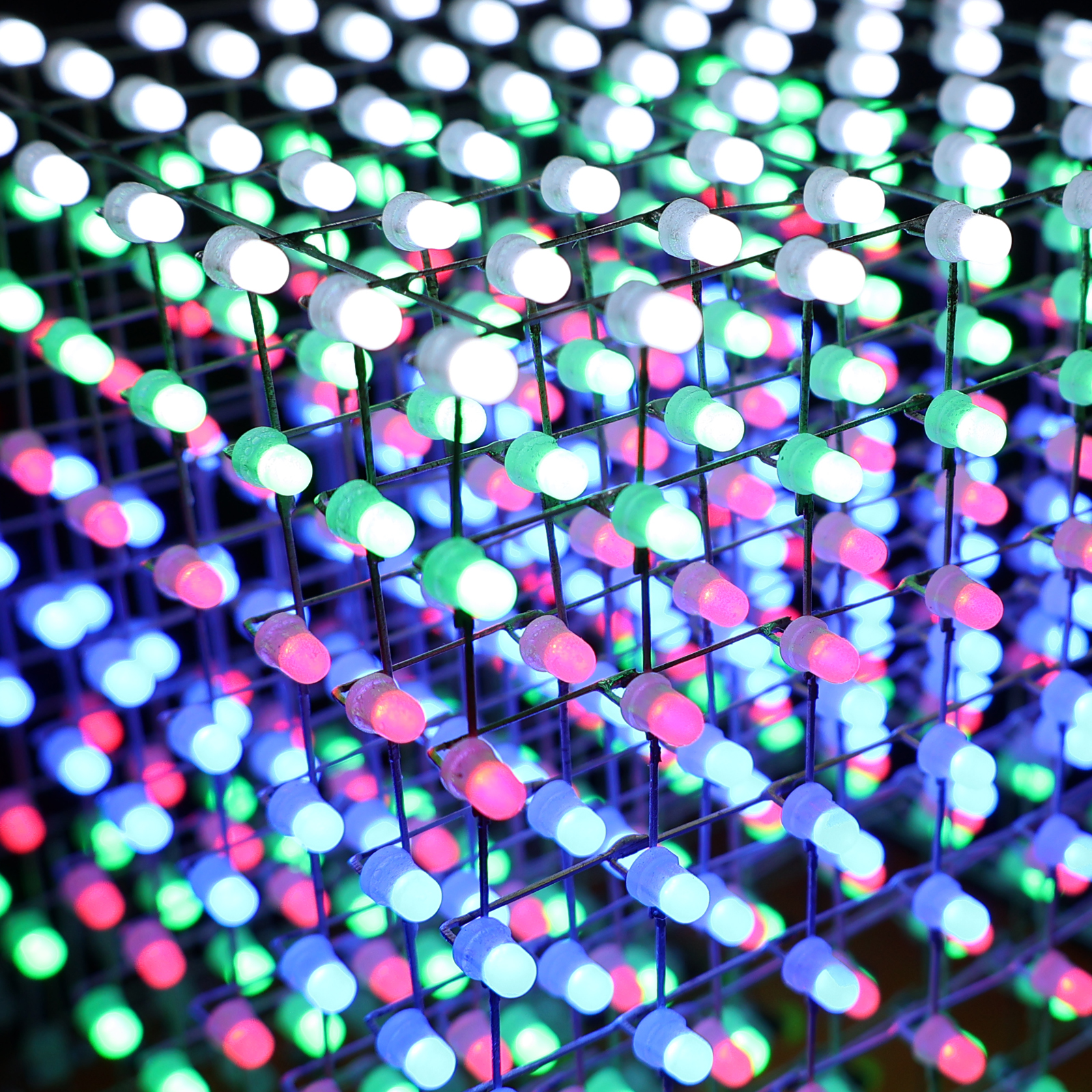 Finished product - iCubeSmart 3D8MiNi Led Cube, No Welding By Buyer