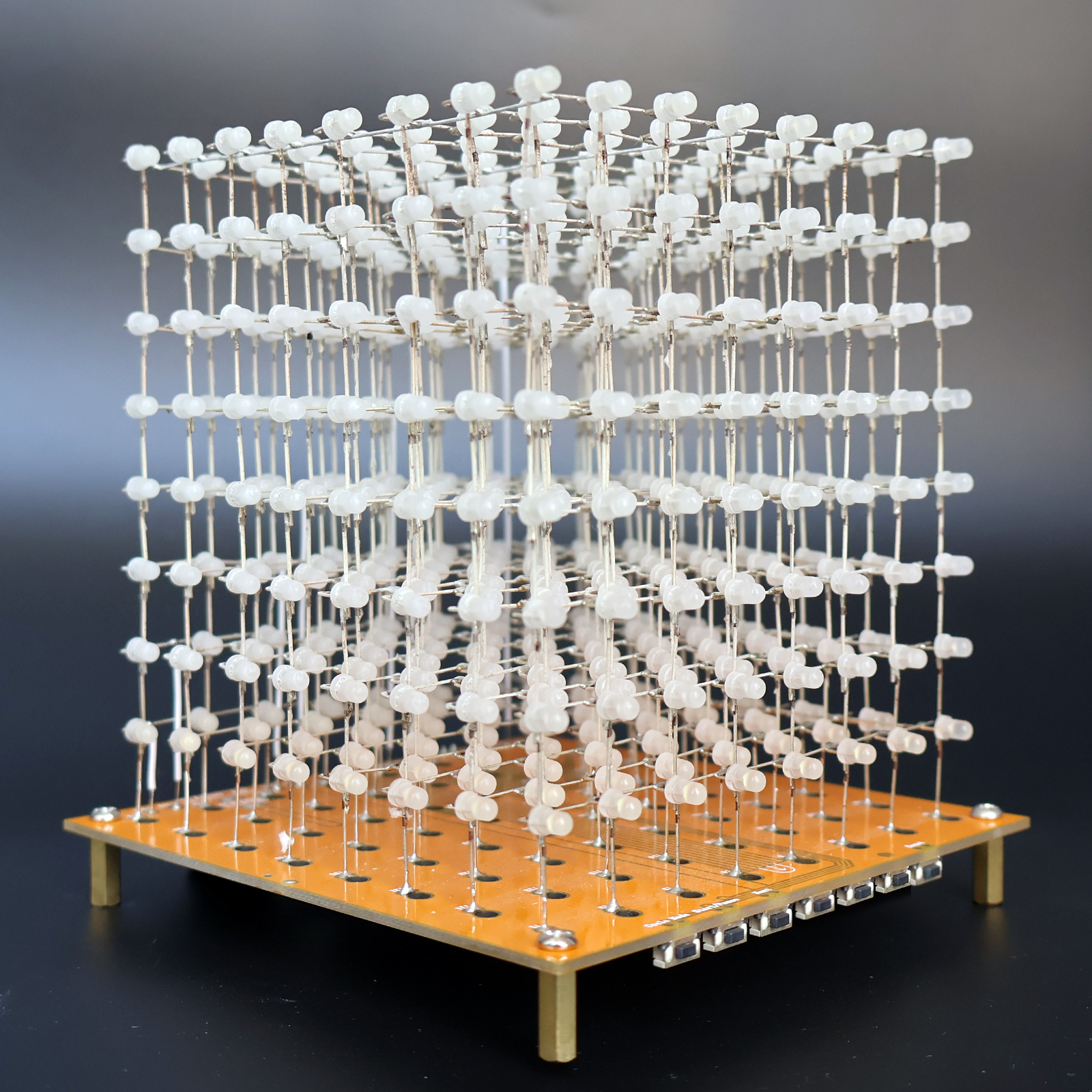 Finished product - iCubeSmart 3D8MiNi Led Cube, No Welding By Buyer