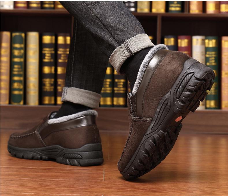 Now 70% Discount-Men's Good arch support Outdoor Warm Lightweight Walking Sneakers