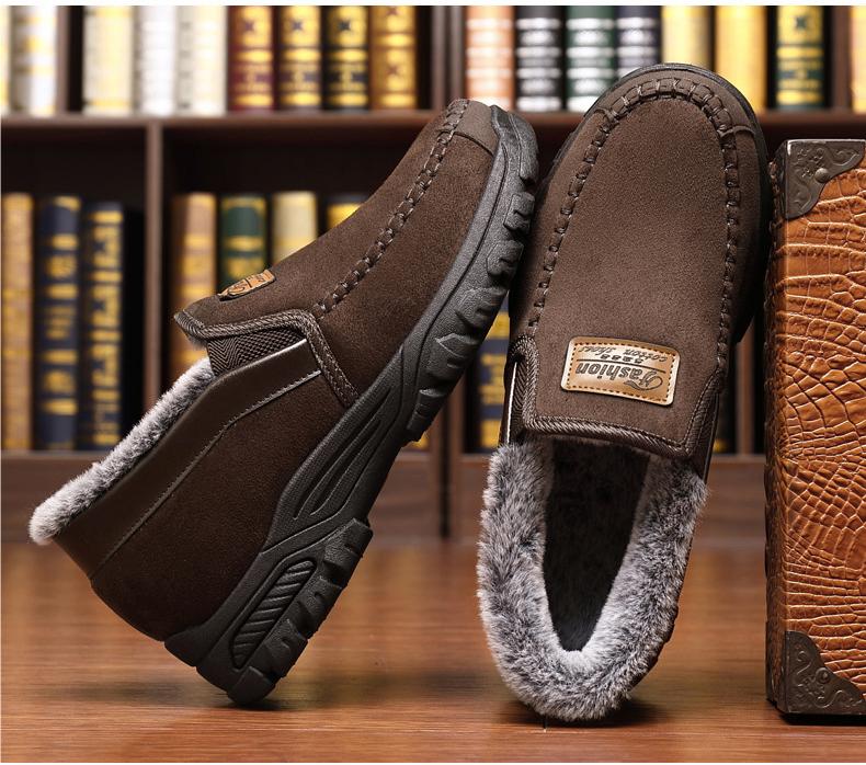 Now 70% Discount-Men's Good arch support Outdoor Warm Lightweight Walking Sneakers