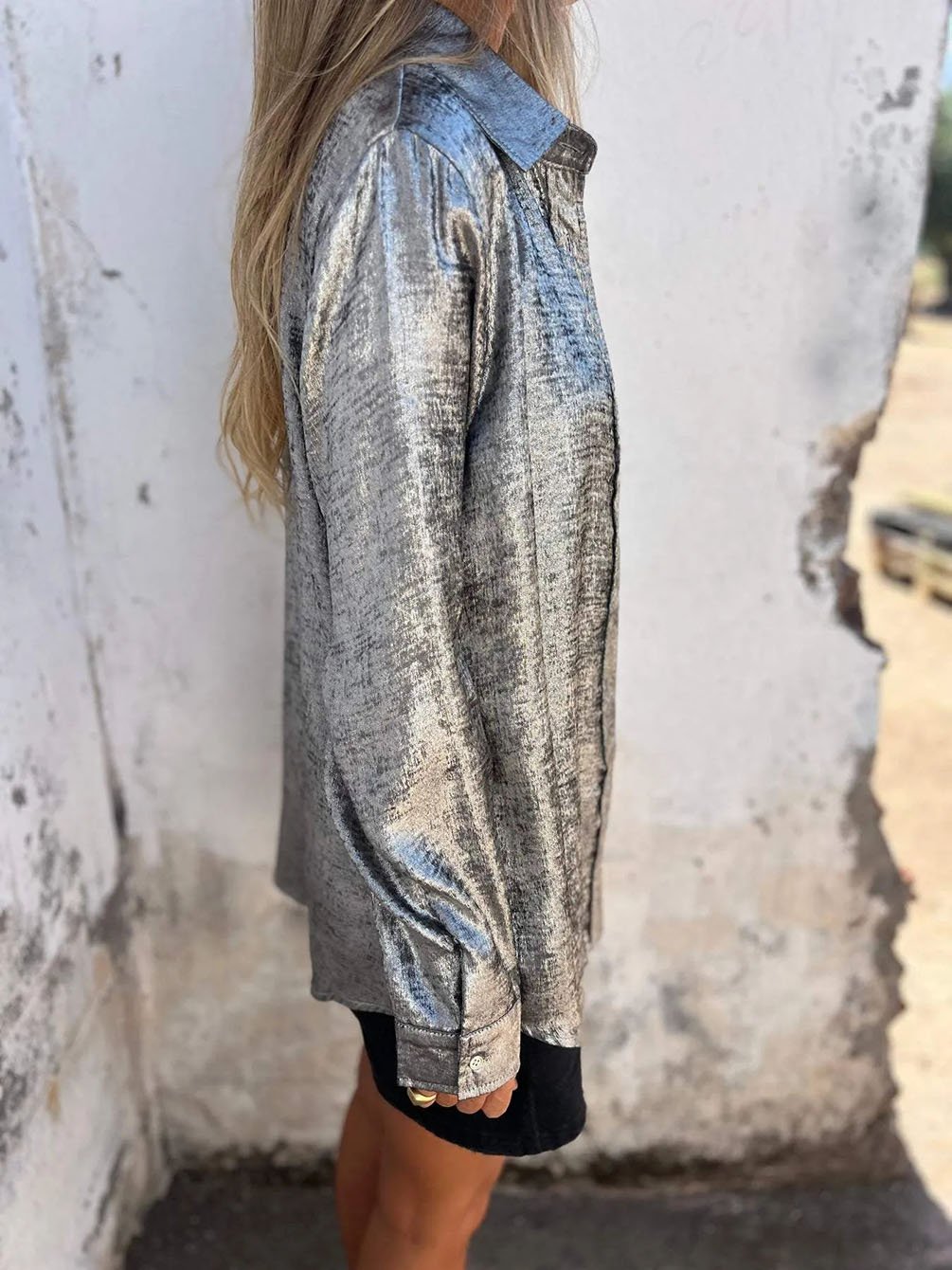 Casual Suede Fashion Lapel ShirtšBuy 2 Free Shipping