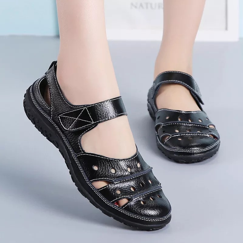 2024 New Hollow Women‘s Comfy Arch Support Waterproof Orthopedic Shoes