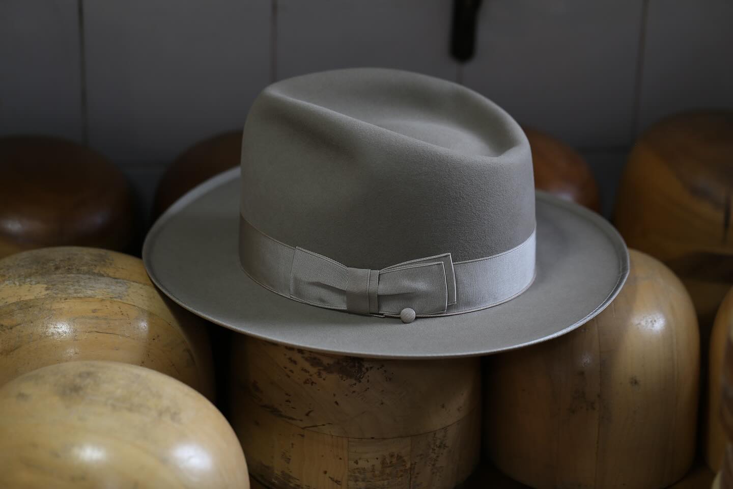 Grey  fedora