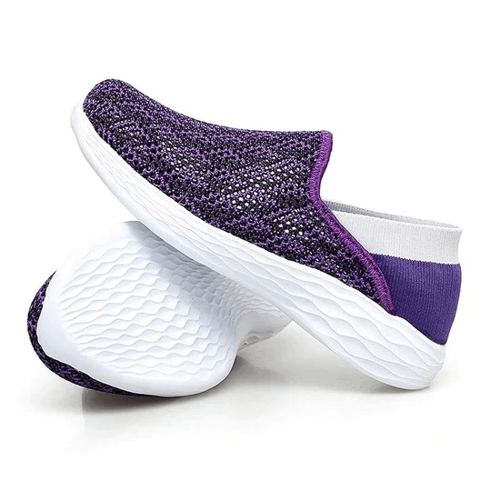Bag Boho Slip-on Breathable Beehive Upper Orthopedic Plantar Fasciitis Platform Sneaker Shoes