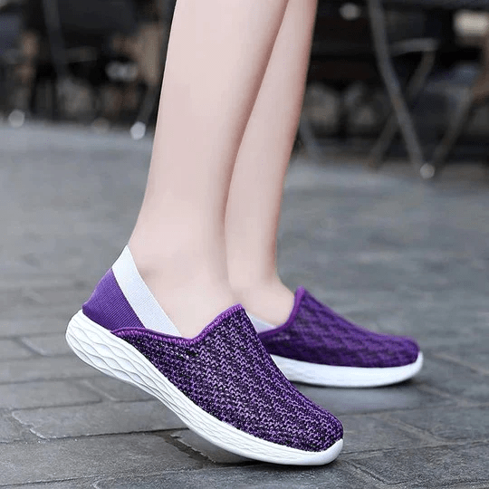 Bag Boho Slip-on Breathable Beehive Upper Orthopedic Plantar Fasciitis Platform Sneaker Shoes