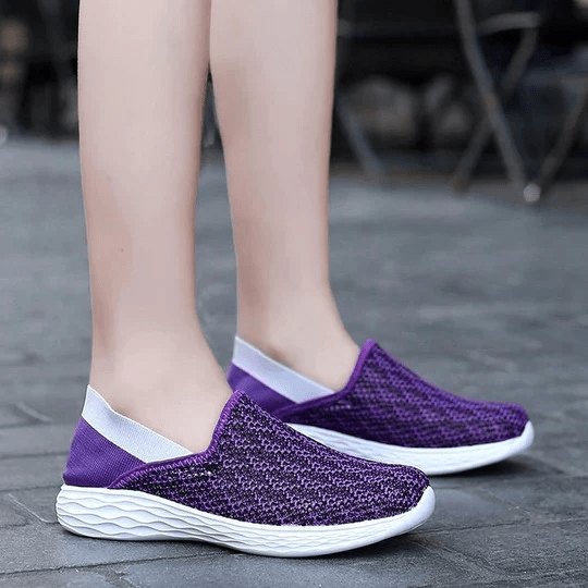 Bag Boho Slip-on Breathable Beehive Upper Orthopedic Plantar Fasciitis Platform Sneaker Shoes