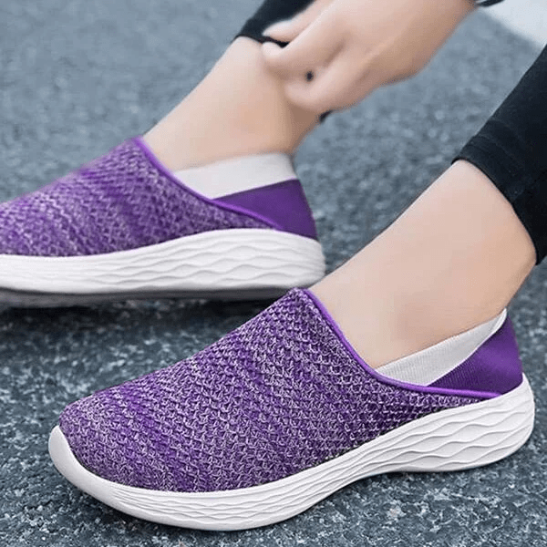 Bag Boho Slip-on Breathable Beehive Upper Orthopedic Plantar Fasciitis Platform Sneaker Shoes