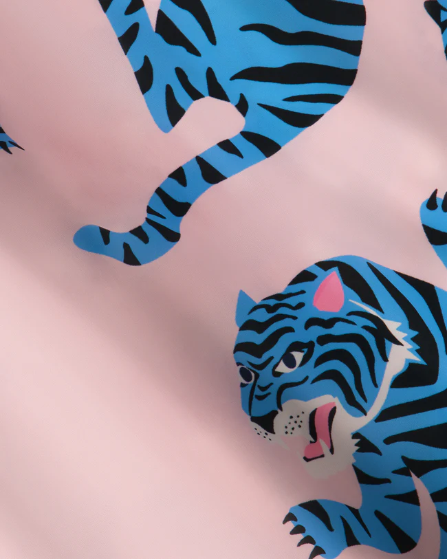 Camp Collar Shirt - Pink Tiger