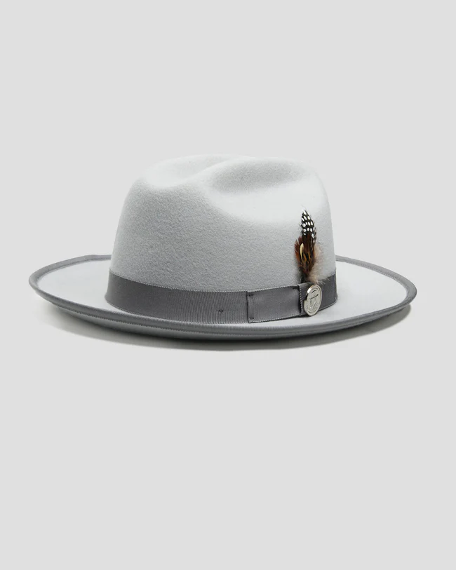 Miller Ranch Fedora Hat - Platinum