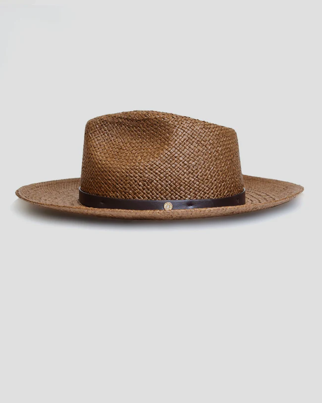 Geoffery Straw Fedora Hat – Toffee